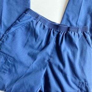BLUE SCRUBSTAR SCRUBS PANTS